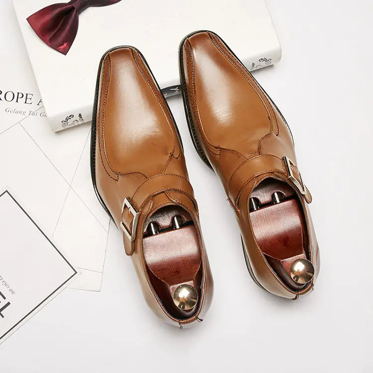 Japanese Men's Formal Leather Business Shoes