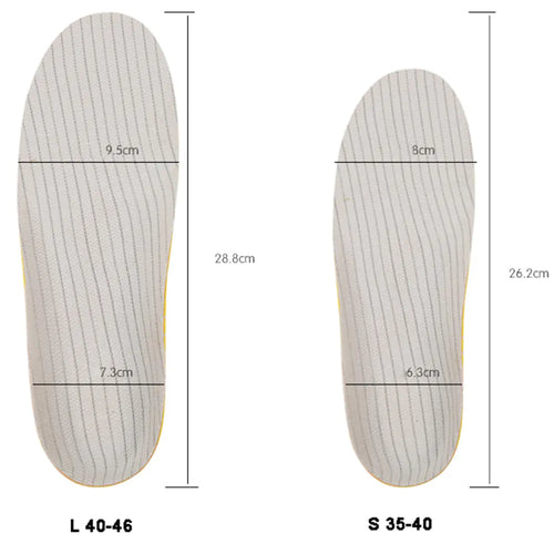 EVA Flat Foot Support Sports Insole for Shock Absorption