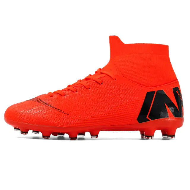 Men's High-Top Soccer Shoes in Bamboo Fiber Material