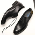 Formal British Pointed Leather Business Shoes