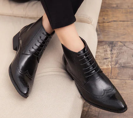 Men's Stylish Patterned Martin Boots