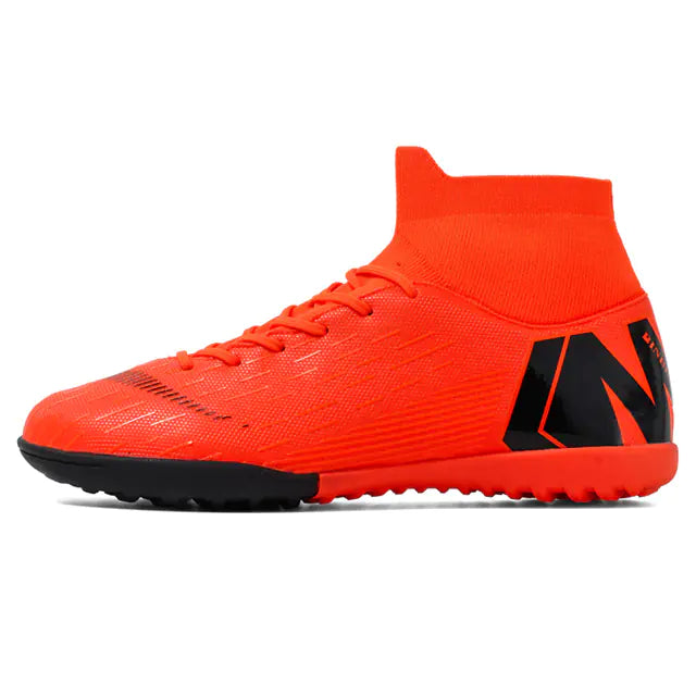 Men's High-Top Soccer Shoes in Bamboo Fiber Material