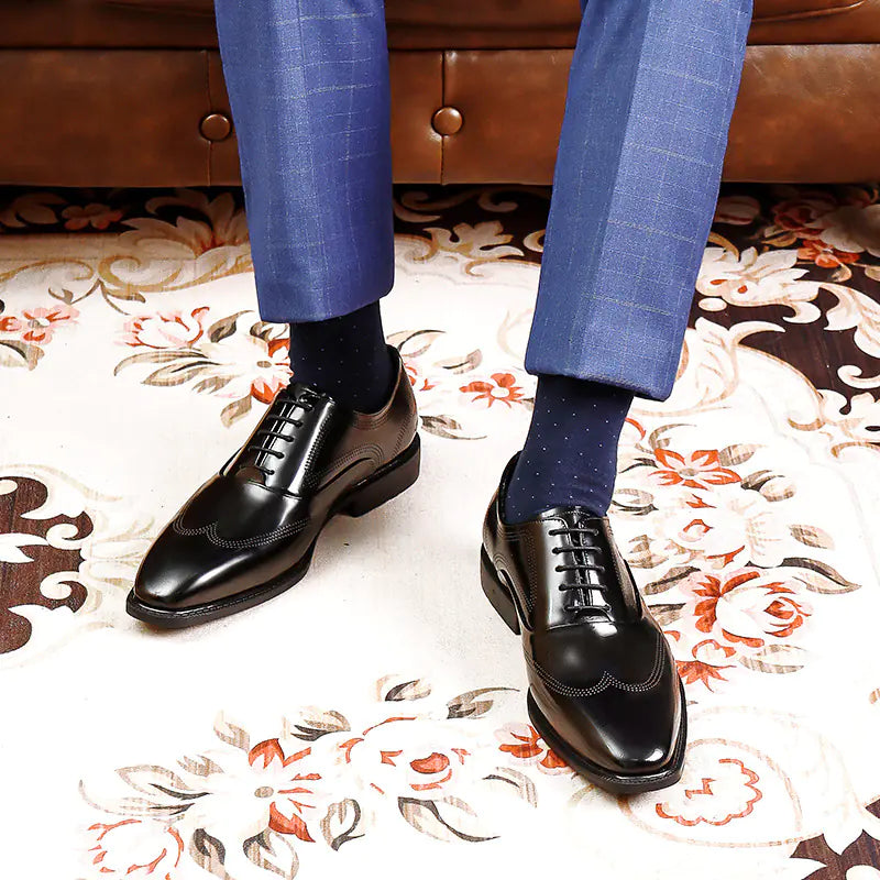 Men's British Leather Business Casual Shoes