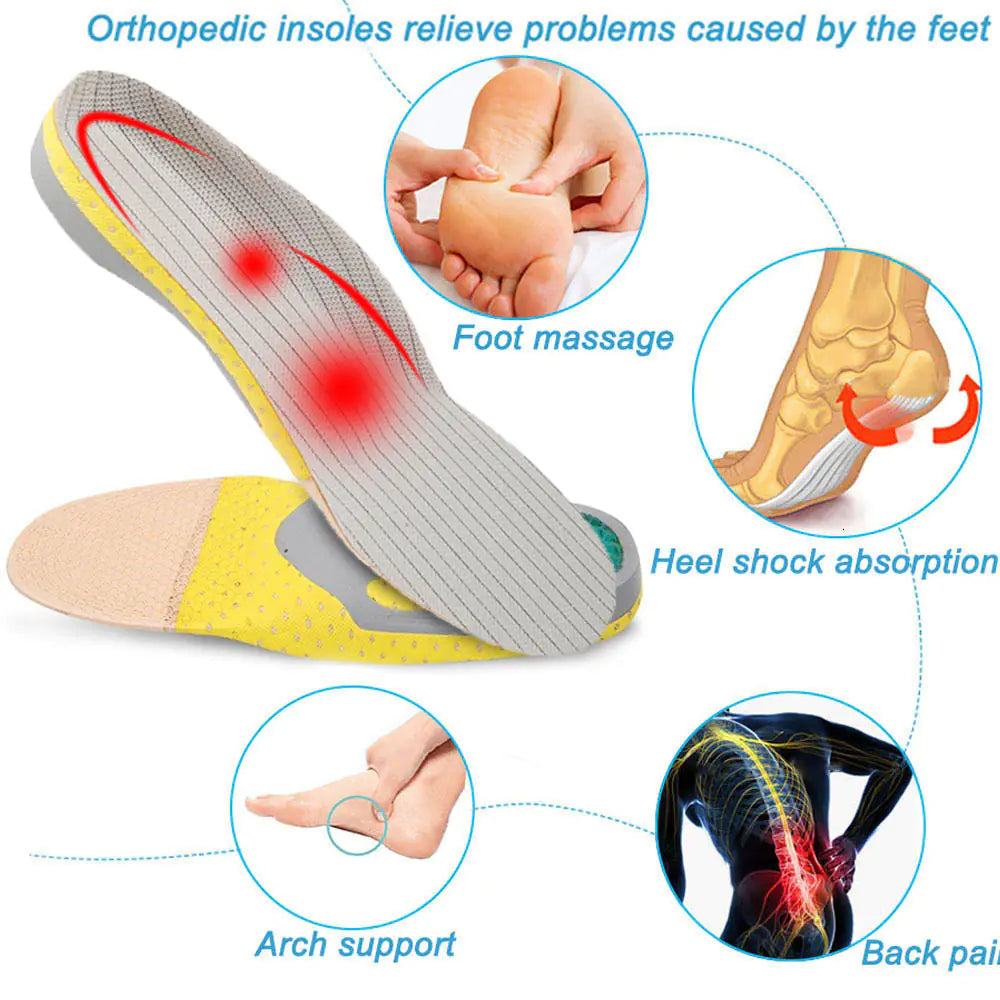 EVA Flat Foot Support Sports Insole for Shock Absorption