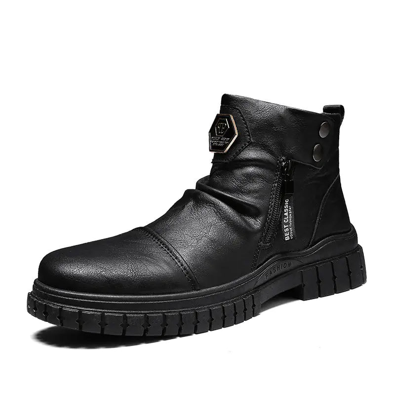 Men's High-Top Martin Boots in British Style