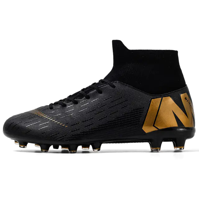 Men's High-Top Soccer Shoes in Bamboo Fiber Material