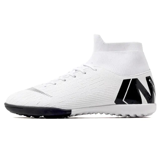 Men's High-Top Soccer Shoes in Bamboo Fiber Material