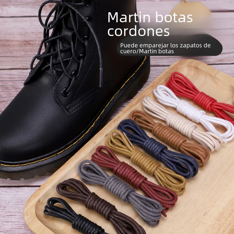 Wholesale Black Round Shoelaces for Men's and Women's Boots