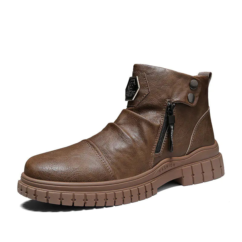 Men's High-Top Martin Boots in British Style