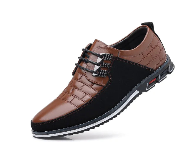 Embroidered Casual Men's Business Shoes